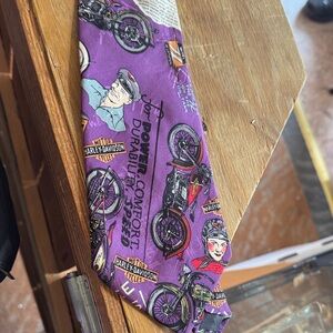 Harley-Davidson Purple Motorcycle Necktie